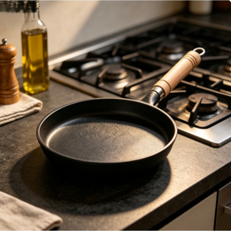 Cast Iron Corn - 26cm ongecoate gietijzeren koekenpan, antiaanbak crêpe-