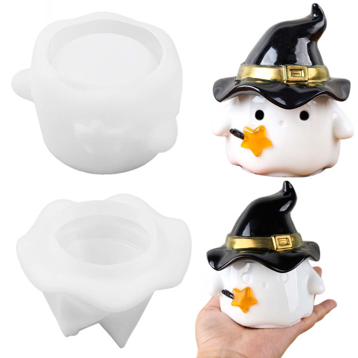 Potsticker Mold - Hoed Ghost Kaars Pot Siliconen Mal