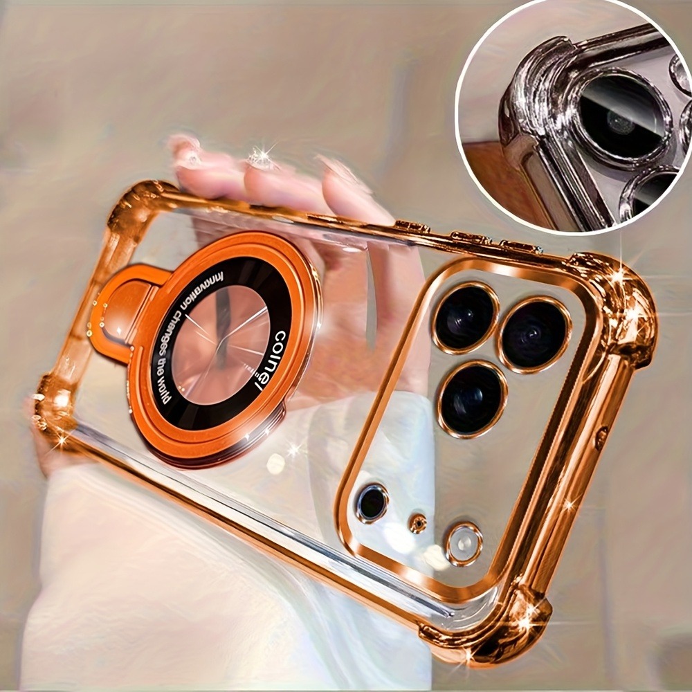 Taco Stand Holder - Luxe Transparante Telefoonhoes voor iPhone 18