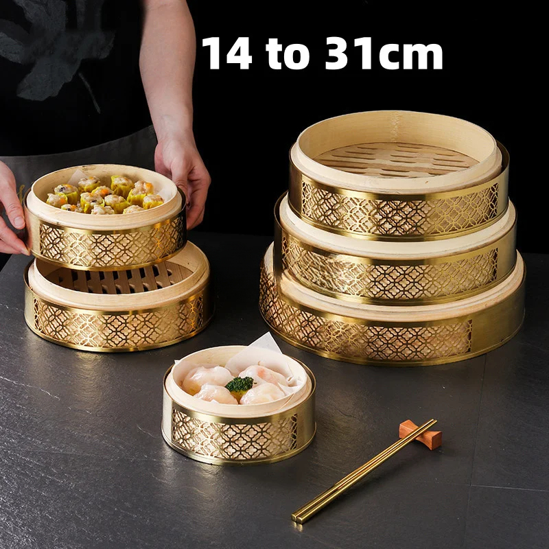 Bao Steamer Bamboo - Chinese bamboe dim sum deksels voor