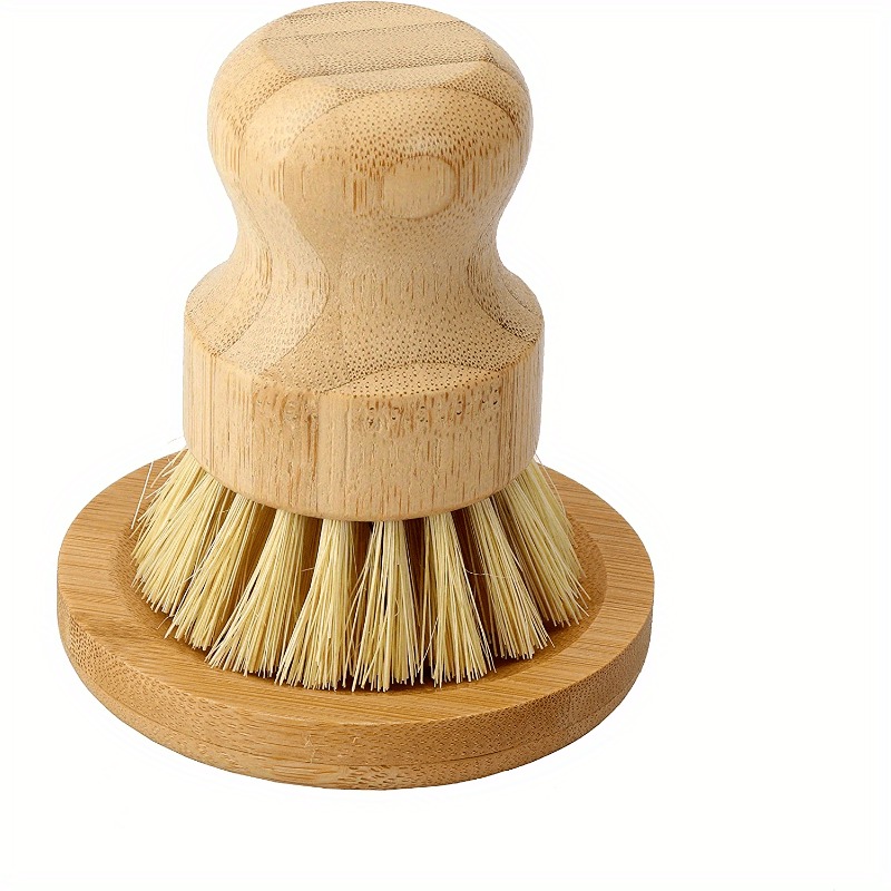 Cast Iron Corn - Bamboe afwasborstel zeepbakje keuken houten afwasborstel
