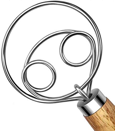 Danish Pancake Pan - 13 inch Deense deegklopper van roestvrij