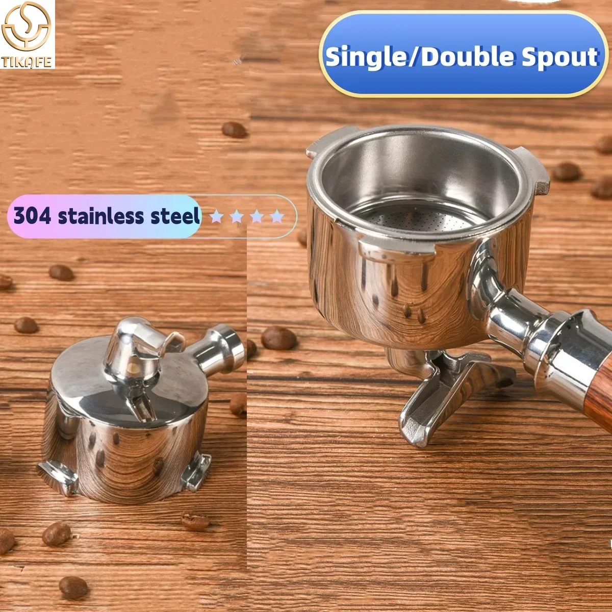 Delonghi Espresso Dedica 685 - Koffieportafilter met enkele/dubbele uitloop (alleen kop)