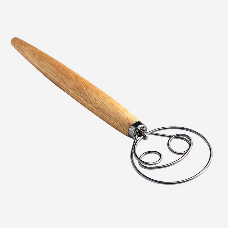 Danish Pancake Pan - Deense stijl roestvrijstalen deegklopper – Nederlandse