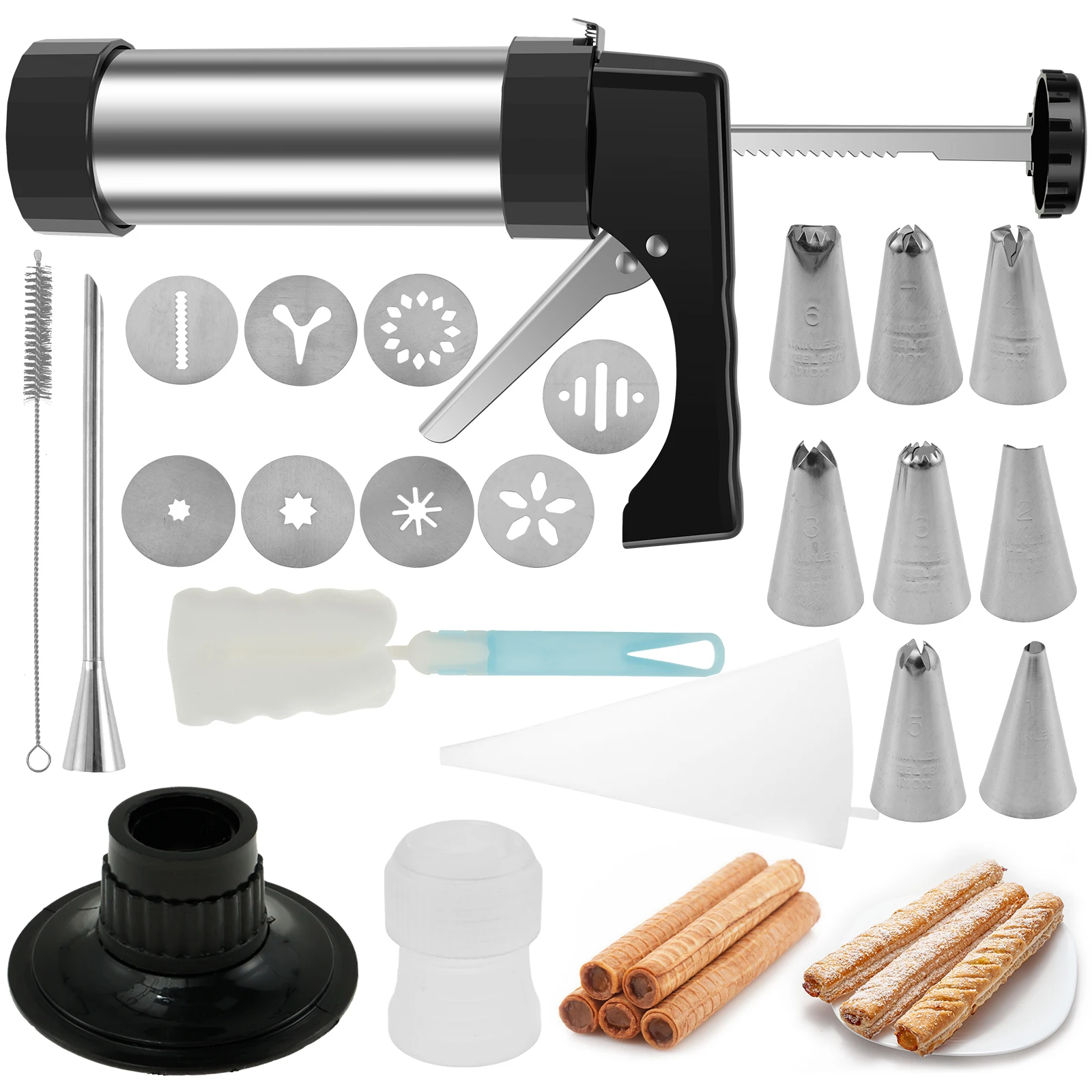 Churros Maker Gun - Churro Maker Machine RVS Churro Gun