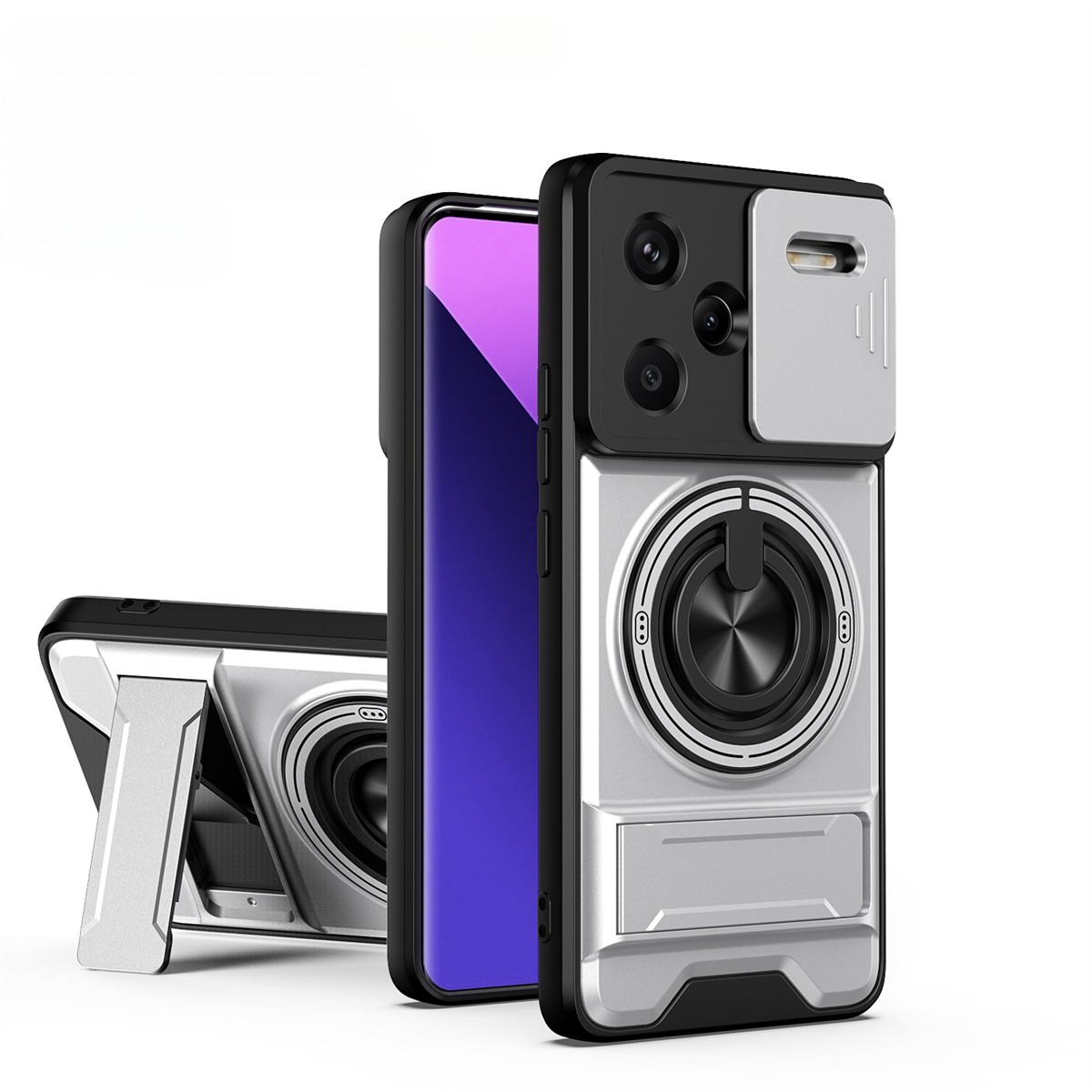Lens Slide Camera Telefoon Cas - Taco Stand Holder recensie en prijs